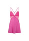 Camisón fucsia  lencero