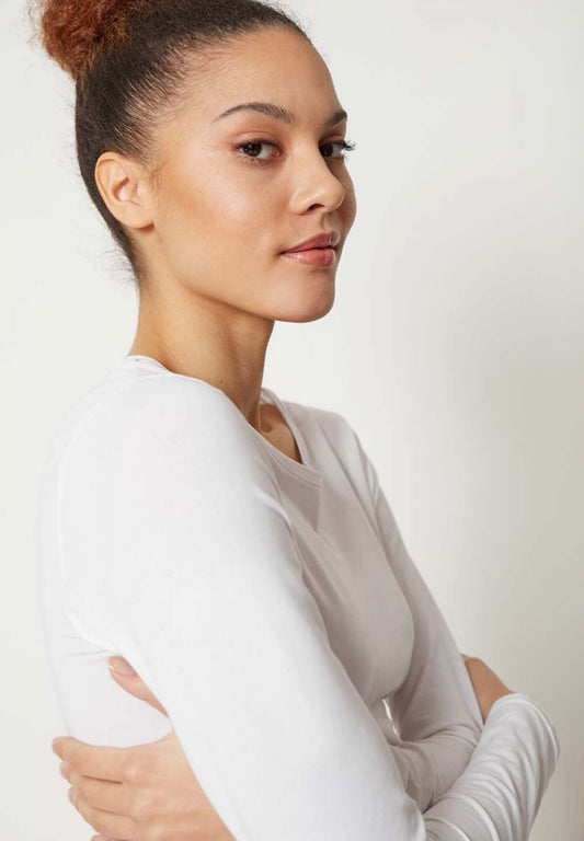 Camiseta manga larga  interior de algodón premium