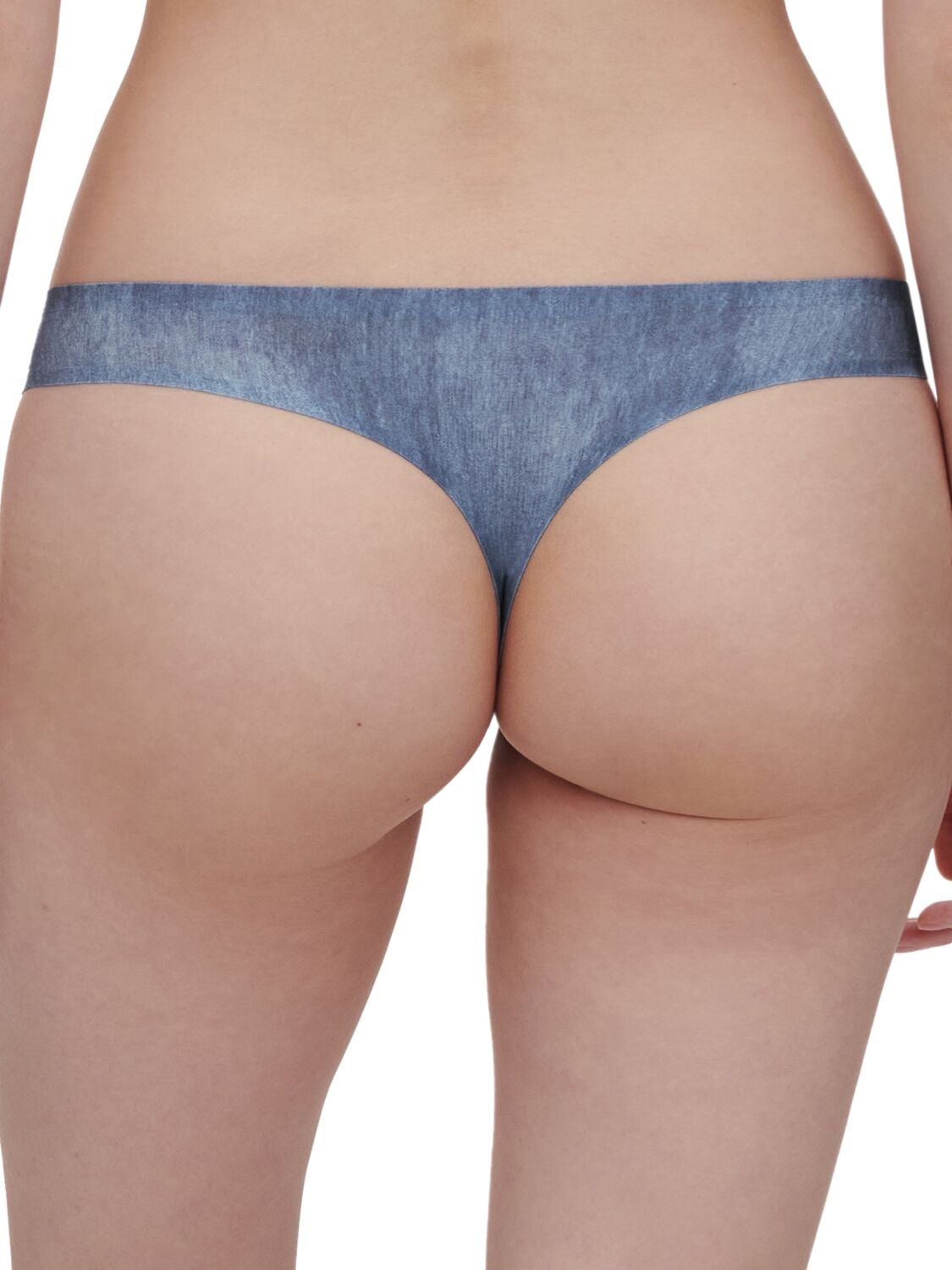 Tanga sin costuras denim print