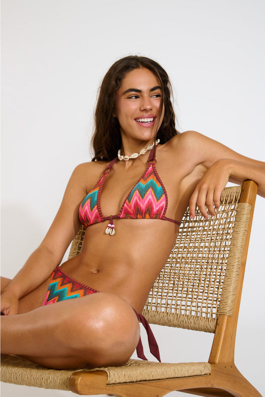 Liko Biquini top Nalika - Orange - flanesyfresones