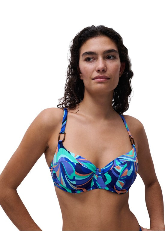 Top bikini con aro cobertura completa Chantelle - flanesyfresones