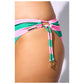 Braga Biquini pink-green - flanesyfresones