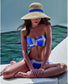 Sujetador bandeau azul - flanesyfresones