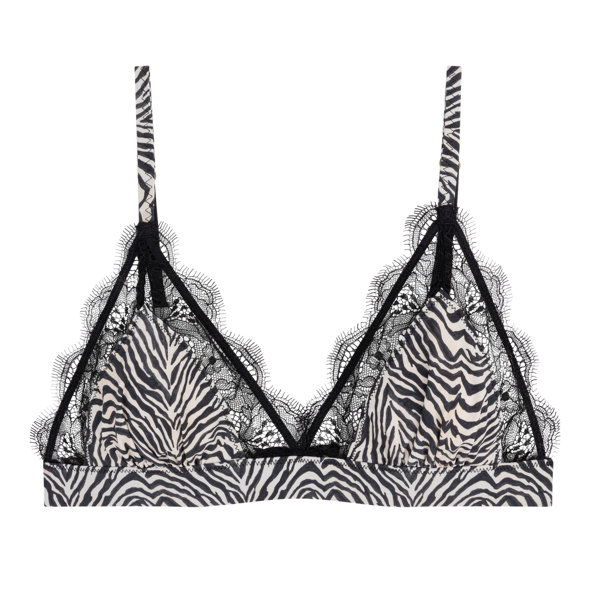 Bralette Love Lace Zebra - flanesyfresones