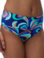 Braguita bikini alta estampada azul ajustable Chantelle - flanesyfresones