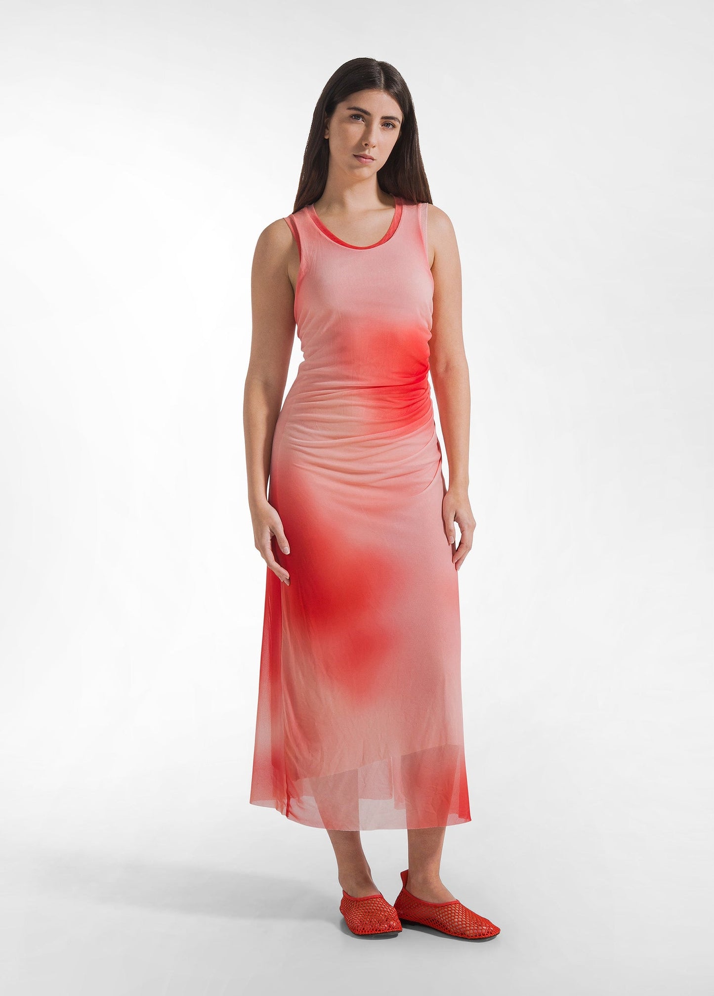 Vestido largo de tul - flanesyfresones
