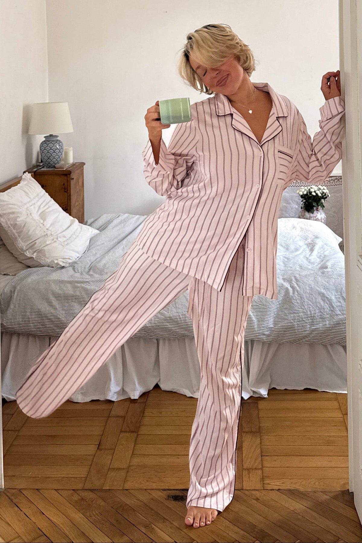 Pijama largo Rosalia - flanesyfresones