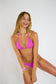 Biquini top Crico Sparklesu -fucsia - flanesyfresones