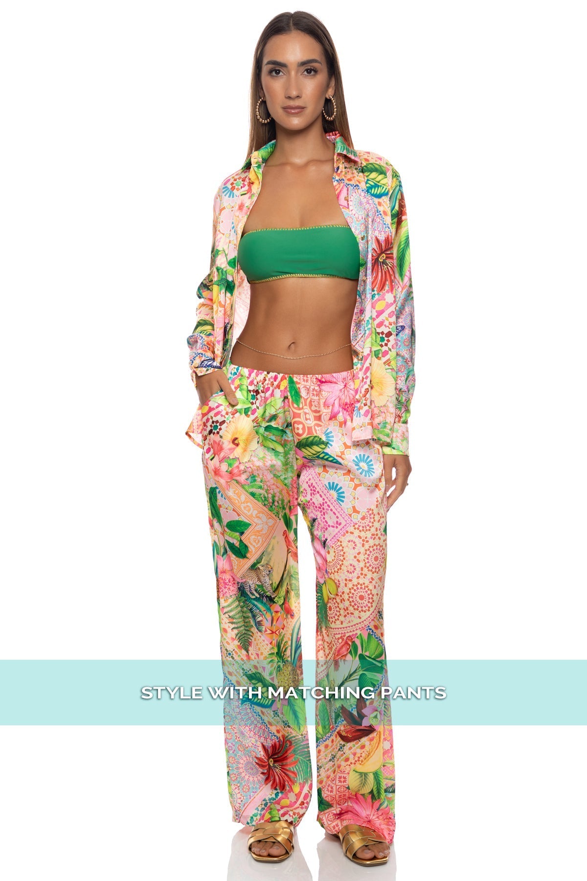 Elastic Waistband Pant - flanesyfresones