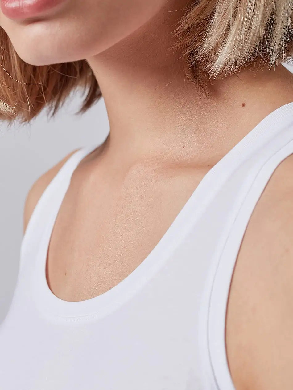 Camiseta tirantes interior de algodón premium - flanesyfresones