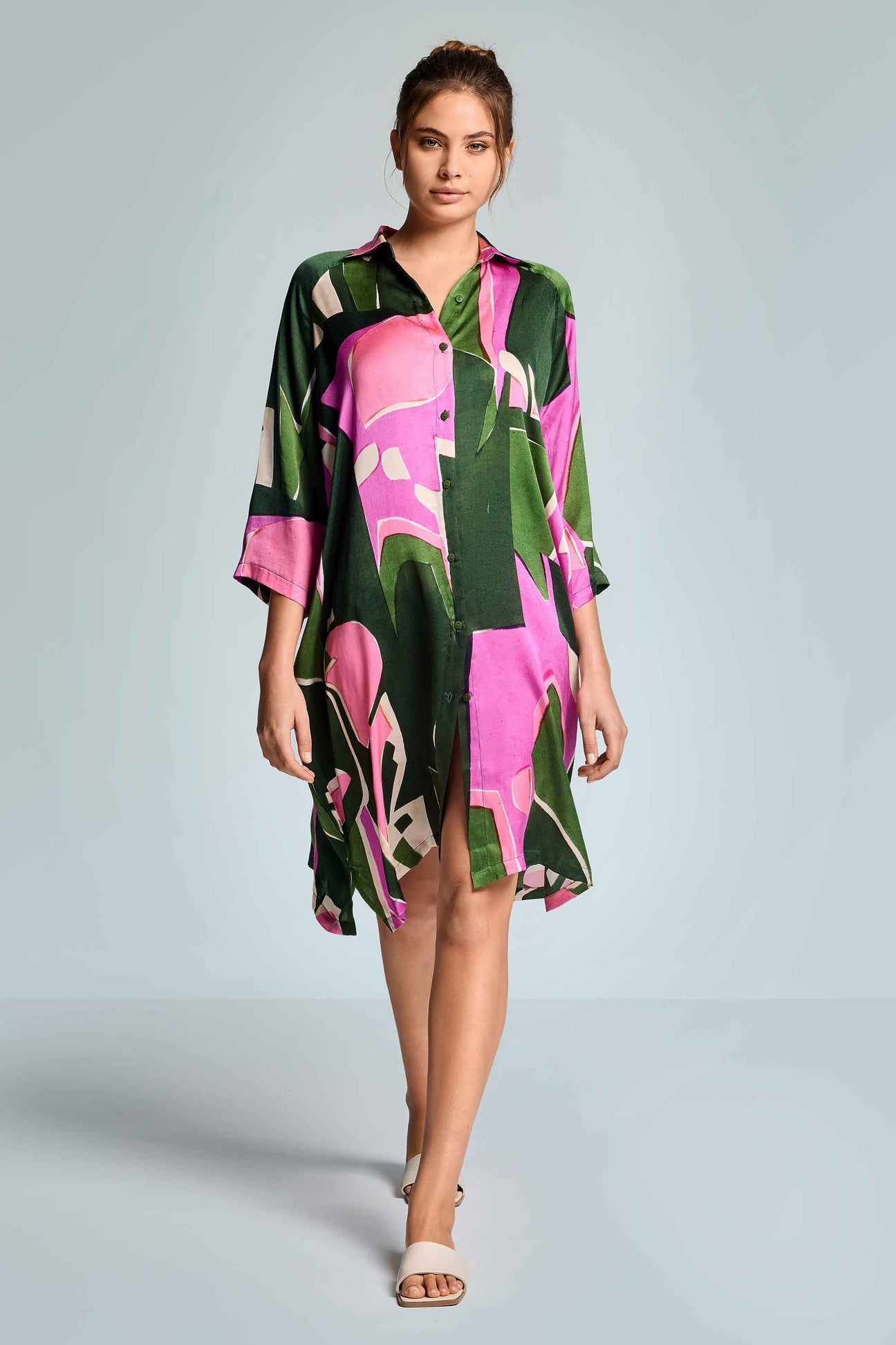 Vestido Camicia - flanesyfresones