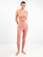 Legging deporte rosa cintura alta