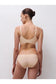 Top sin aros shimmer nude