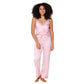 Pijama rosa set - flanesyfresones