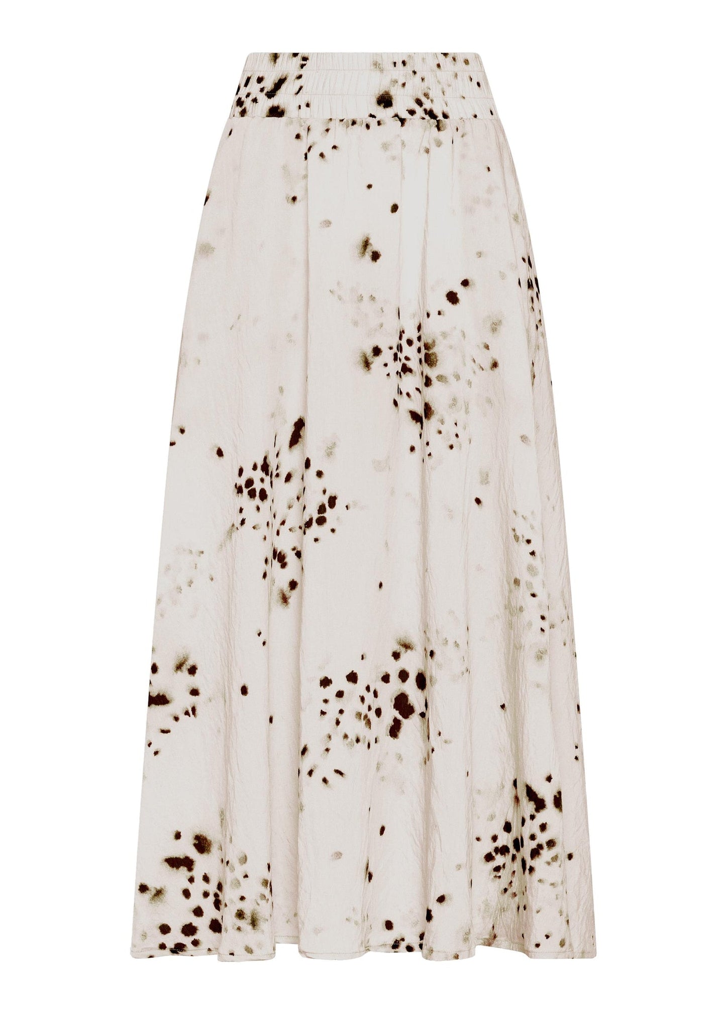 Falda  VISCOSA  BEIGE - flanesyfresones