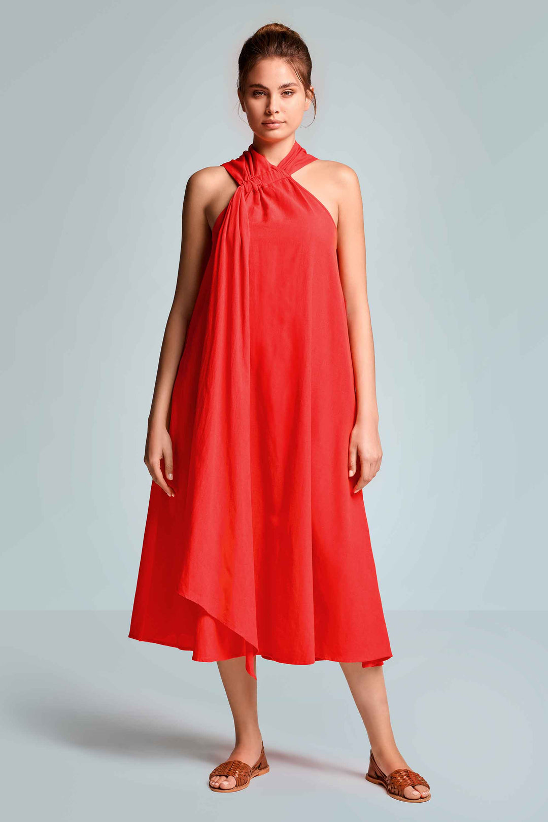 Vestido Eloise Rosso - flanesyfresones