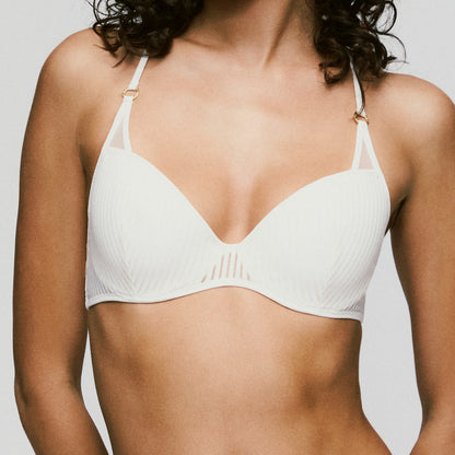 Sujetador Con Foam Escote Profundo  Radia Chantilly