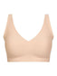 Top sin aros shimmer nude