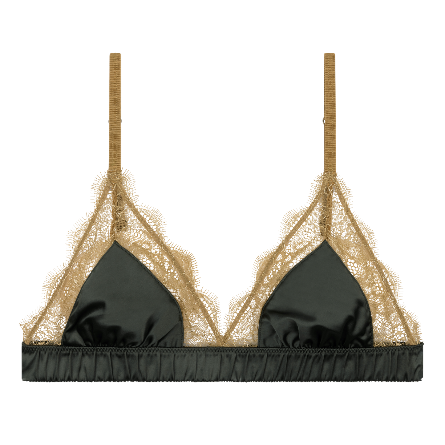 Bralette Love Lace Green - flanesyfresones