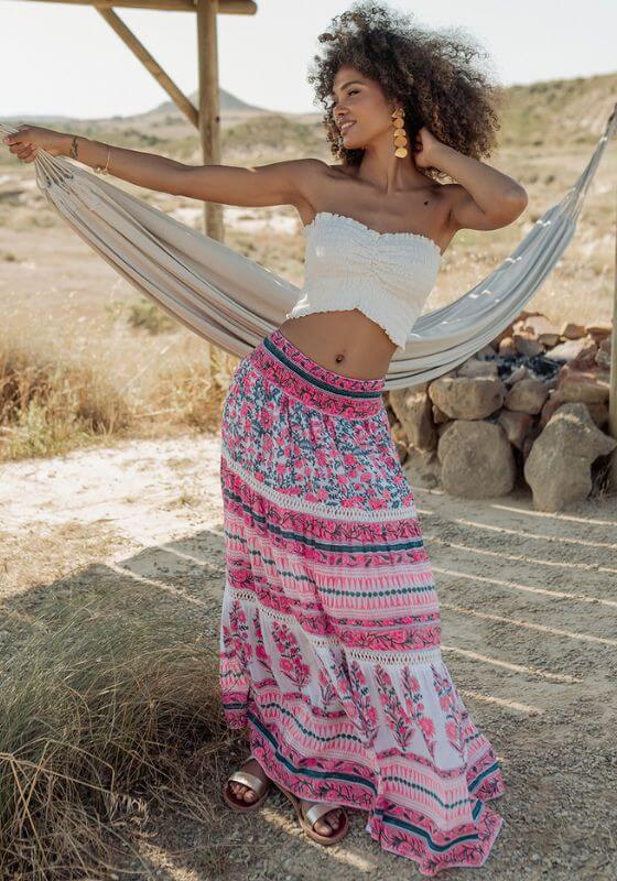 Falda larga Zanzibar Long - flanesyfresones