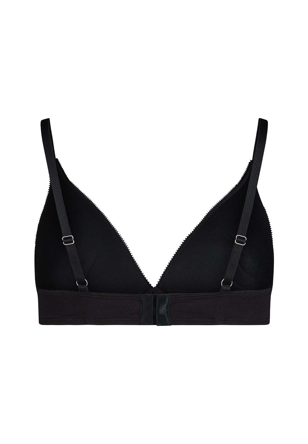 Sujetador sin aros de algodón con encaje: comodidad natural y sujeción ligera - flanesyfresones