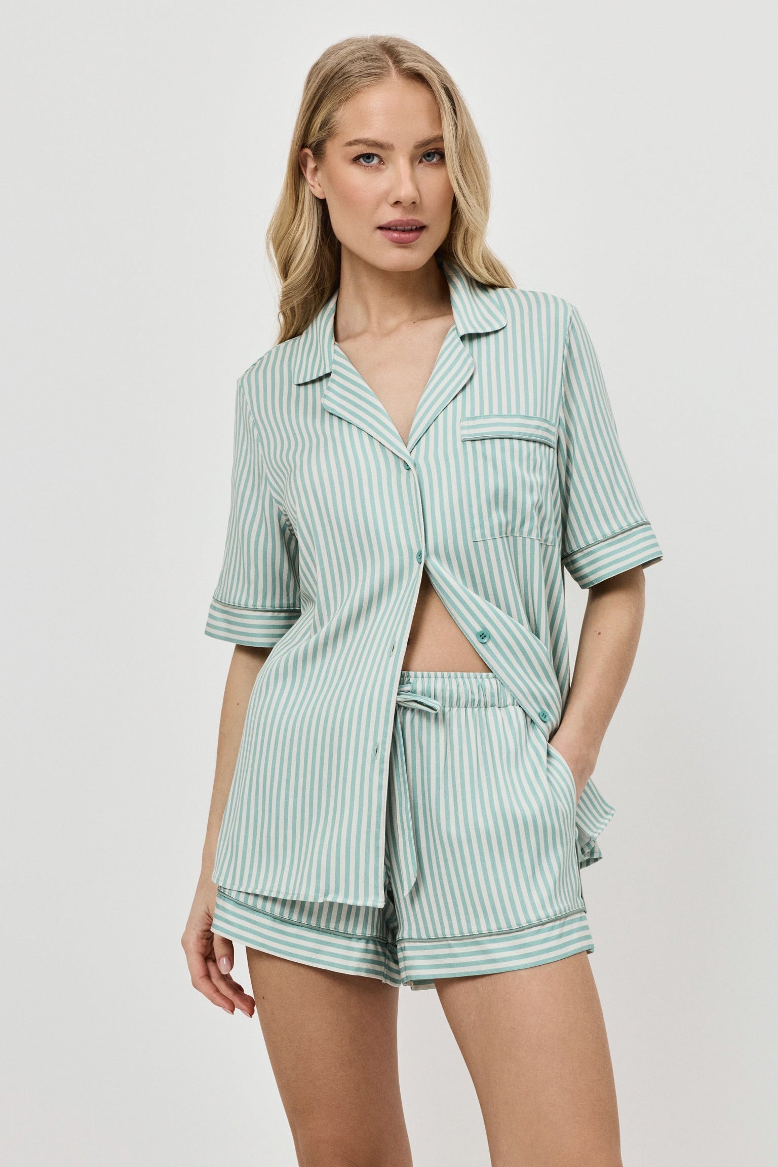 Moss pijama short - flanesyfresones