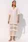 Dress silk white - flanesyfresones