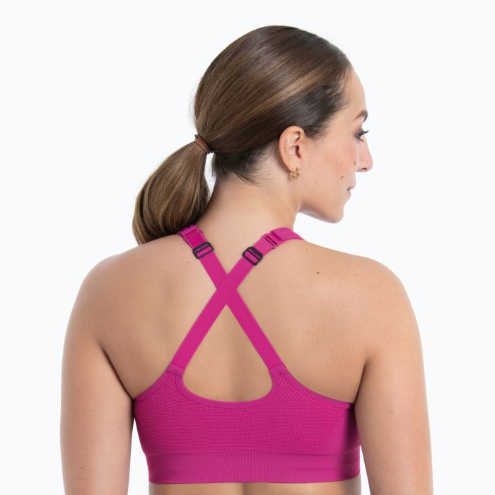 Sujetador deportivo con cremallera frontal - flanesyfresones