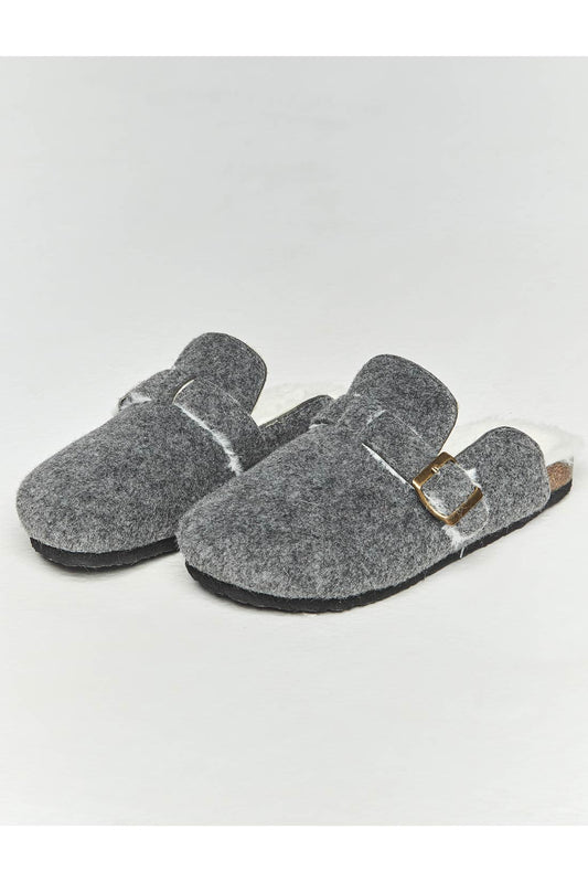 Zapatillas zueco gris