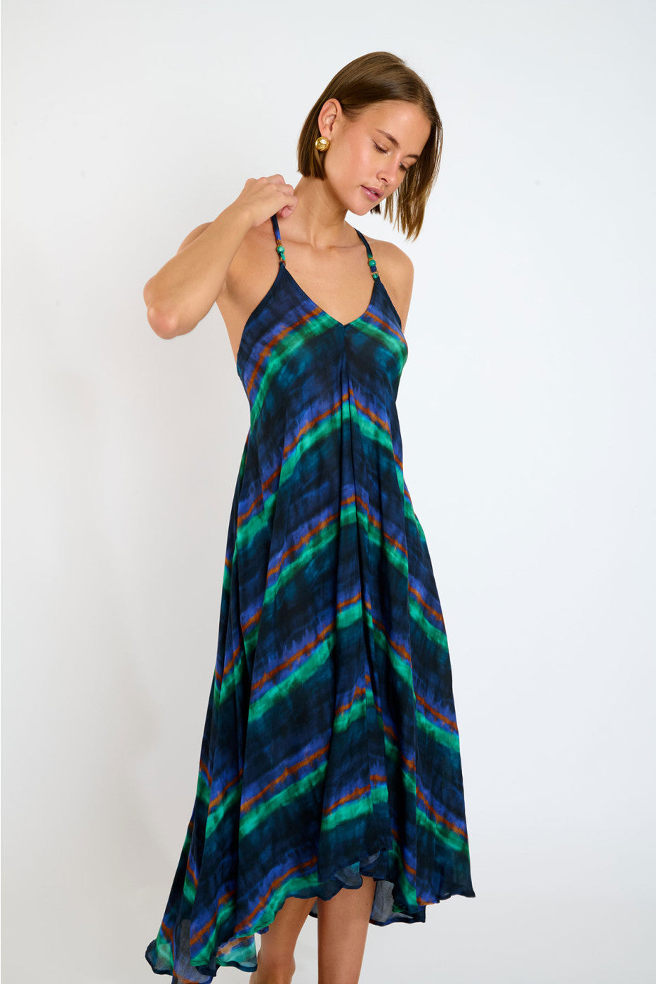Vestido Ahona Lunavoil - Minuit - flanesyfresones