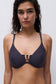 Top bikini con aro escote profundo multiposición Chantelle - flanesyfresones