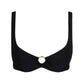Biquini top negro Lita - flanesyfresones