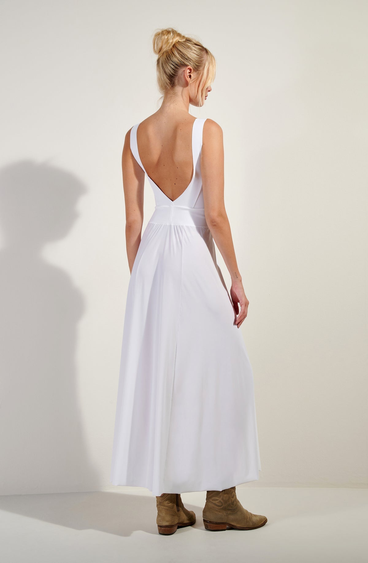 RALIA - Vestido Blanco - flanesyfresones