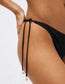 Bikini bottom mini anudado Riviera Notes Deep Black