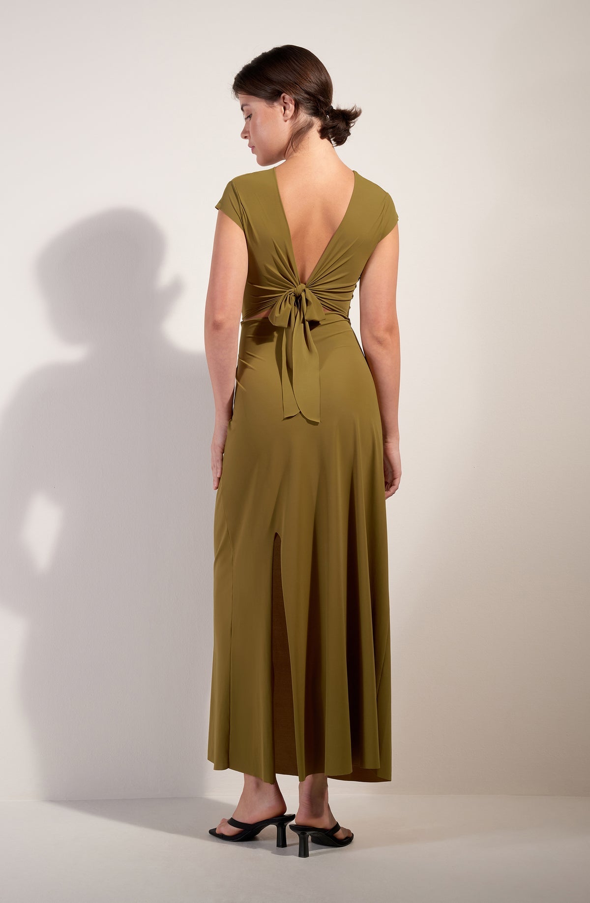 Multiposition beach dress Kolil verde