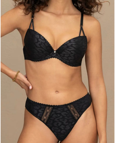 Sujetador negro preformado Atelier Sensualité Fauve