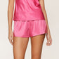 Pijama set encaje fucsia