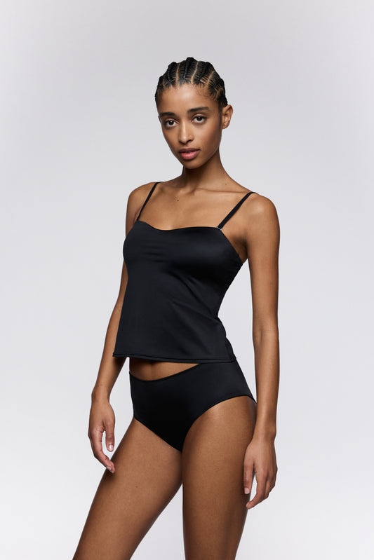 Top sin aros negro MAYELA