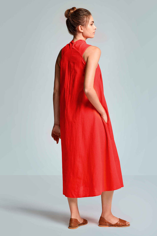 Vestido Eloise Rosso - flanesyfresones