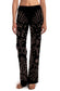 Pantalón negro  devoré - flanesyfresones