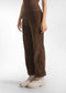 DRAWSTRING CORDUROY PANTS GLACE' BROWN