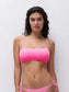 Top bikini fucsia sin aro con relleno extraíble Chantelle - flanesyfresones