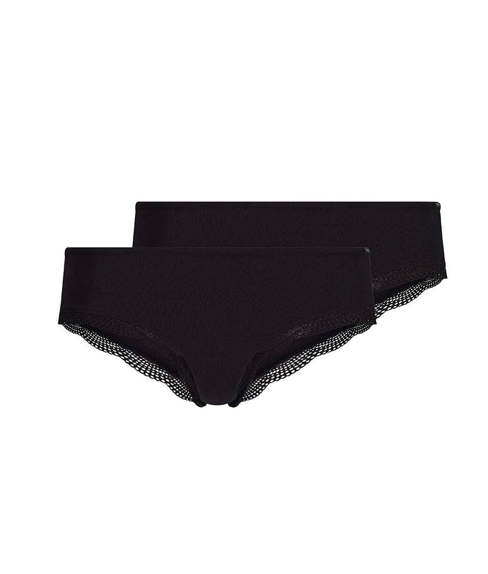 Pack de 2 braguitas hipster de algodón premium con encaje – confort sofisticado - flanesyfresones