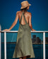 Vestido kaki - flanesyfresones