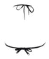 Bikini Triangular ajourage couture negro