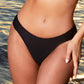 Braga biquini  negro pure elegance
