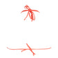 EBB2719 Biquini triangular naranja  LA SMARTISSIME - flanesyfresones