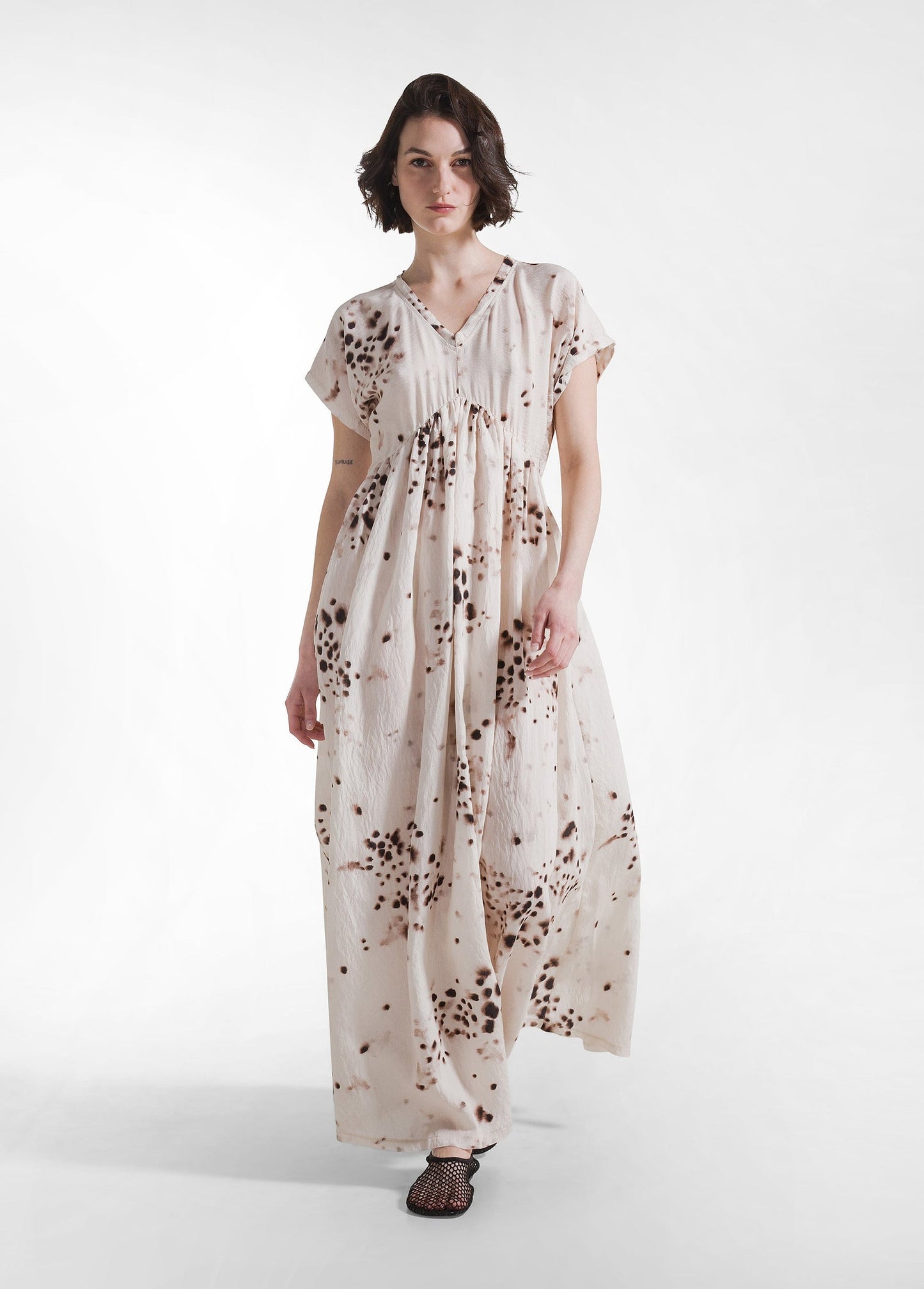 (Copia) VESTIDO NATURAL DOTS - flanesyfresones