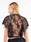 Camisa negra encaje
