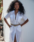 Vestido camisero blanco